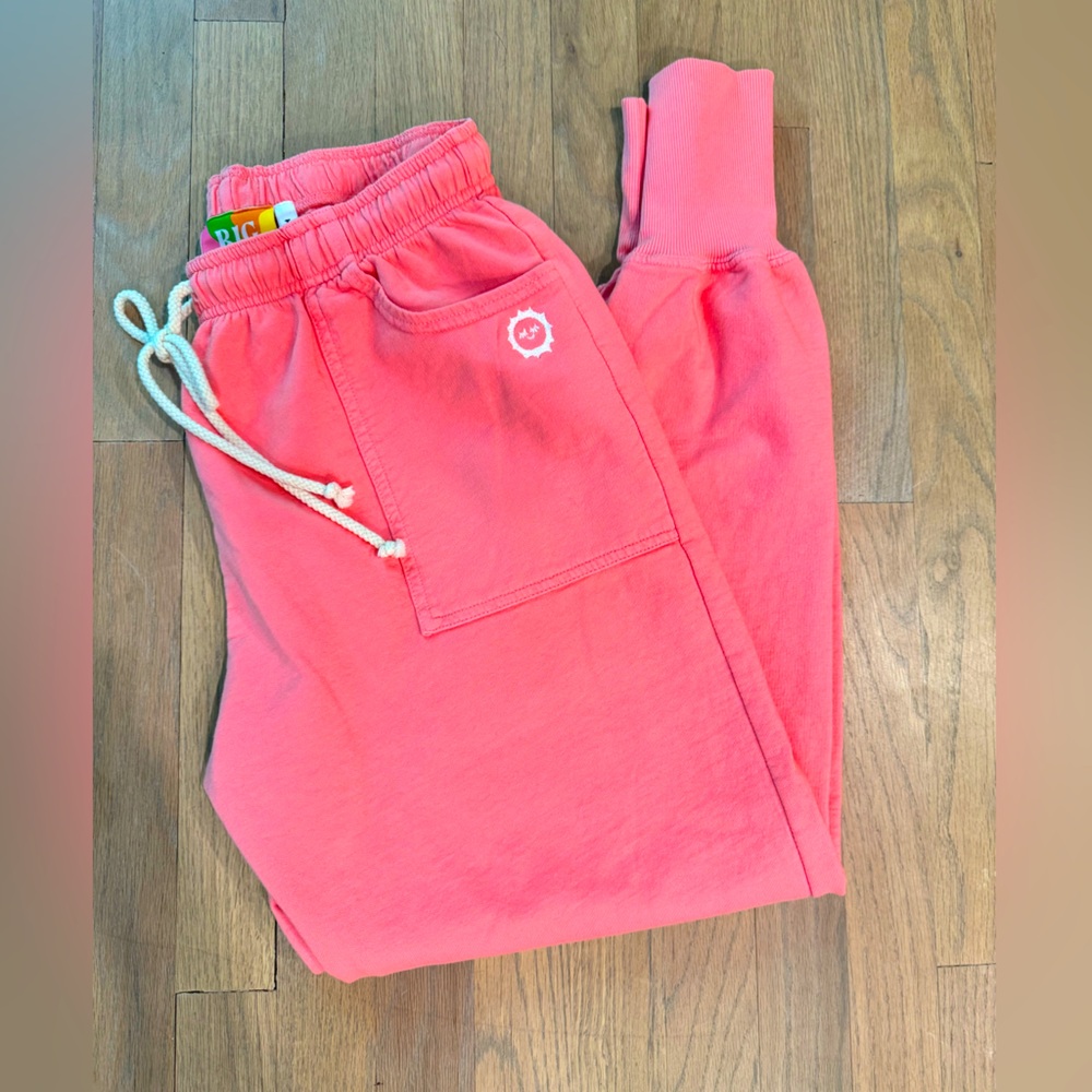 Big Bud Press Joggers / Sweatpants size large. Pink